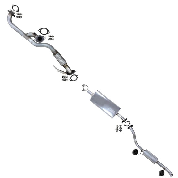 Northeastern Exhaust Y-Pipe, Muffler and Resonator Fits 2001-2004 Ford Escape 3.0L - Direct Fit | Stainless Steel System Kit