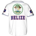 thumbnail image 3 of Personalized Belize Baseball Jersey Shirt, Belizean Flag Jersey, Belizean Pride Jersey for Men and Women (XL), 3 of 8
