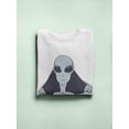 thumbnail image 3 of Alien Breaking Through Design Sweatshirt Men -Image by Shutterstock, Male XX-Large, 3 of 4