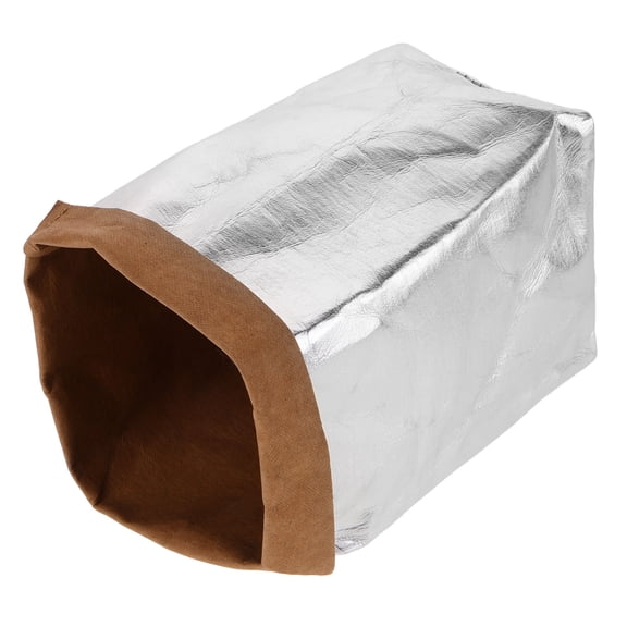 FRCOLOR Washable Kraft Paper Bag Shopping Bag Heavy-duty Kraft Paper Storage Pouch Flowerpot Kraft Paper Bag