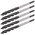 thumbnail image 2 of 5Pcs Woodworking Drill Bit Metal Hole Saw Auger Bit 4‑Fulte 4‑Slot Hex Shank Cutter Tool 10mm, 2 of 5