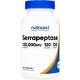thumbnail image 1 of Nutricost Serrapeptase | 120,000 SPU Per Serving | 120 Capsules | 120 Servings, 1 of 3