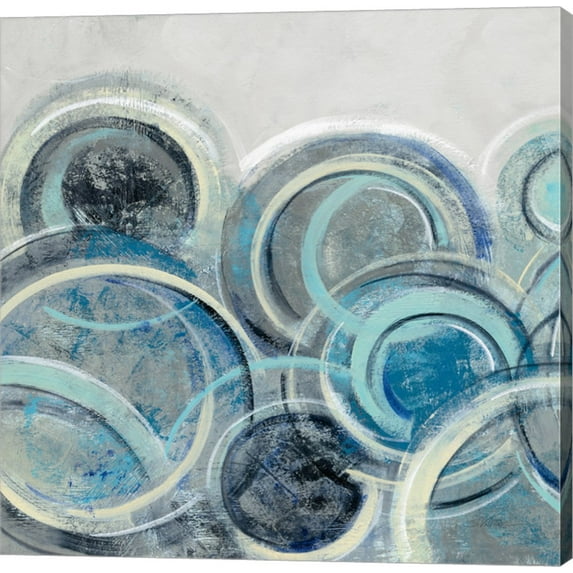 Great Art Now Variation Blue Grey II by Silvia Vassileva Canvas Wall Art