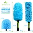 thumbnail image 4 of EVERSPROUT Duster 3-Pack | Hand-Packaged Cobweb Duster, Microfiber Feather Duster, Flexible Ceiling Fan Duster | Twists onto Standard 3/4 inch Threaded Poles (Pole Sold Separately)(Soft Bristles), 4 of 7