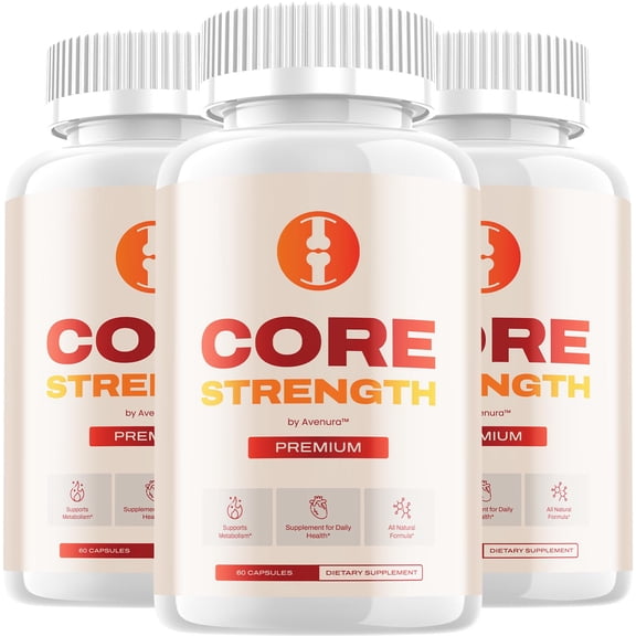 Core Strength Advanced Keto Capsules – CoreStrength Pills Advanced Blend Formula, Extra Strength, 3 Pack, 180 Capsules