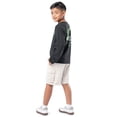 thumbnail image 2 of Wonder Nation Boy's Long Sleeve Elevated Graphic T-Shirt, Sizes 4-18 & Husky, 2 of 8