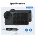 thumbnail image 3 of XPPen ACK05 Teclas de Acceso Directo Inalámbricas para Control Remoto Teclas de Acceso Directo Personalizables para Monitor de Pantalla con Lápiz para Tableta Gráfica, 3 of 5
