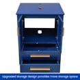 thumbnail image 4 of PULUOMIS 24'' Single Bathroom Vanity with Manufactured Wood Top with Mirror, Blue, 4 of 5