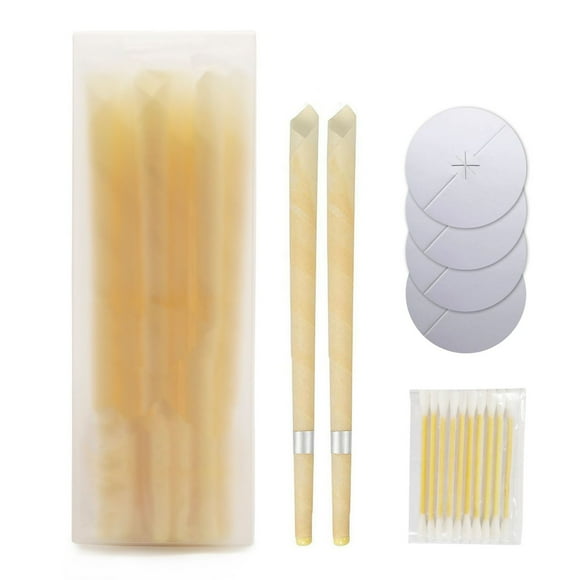 Earwax Candles Hollow Blend Beeswax Ear Cleaning Hearing Massage Ear Cleaning Pro Garlic Ear Drops