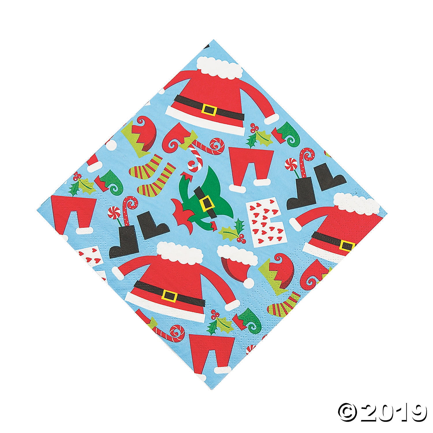 Whimsical Christmas Luncheon Napkins