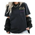 thumbnail image 5 of Mama Floral Embroidered Pocket T-Shirt, Embroidered Mama Floral Shirt for Women, Gift for Mom Mama Mother's Day Christmas, 5 of 7