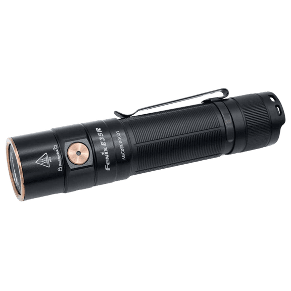 Fenix Flashlight FX-E35R Rechargeable EDC Flashlight, Max Lumens 3100, Black