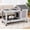 Gray(40.7"L x 22.8"W x 28.6"H), variant on Aivituvin 52" Two-Story Outdoor Rabbit Hutch, Large Wooden Bunny Cage with Deeper Leak-Proof Pull-Out Tray, Weatherproof Guinea Pig House and Habitats, Gray