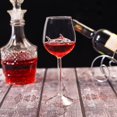 thumbnail image 3 of JFBUJC Verres à Vin Rouge avec Requin à l'Intérieur Gobelet Verre Verre Transparent pour Bar à la Maison Fête, 3 of 4