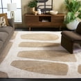 thumbnail image 3 of SAFAVIEH Easy Care Anabel Abstract Machine Washable Area Rug, Beige/Ivory, 8' x 10', 3 of 12