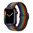 thumbnail image 1 of For Apple Apple Iwatch Watch Strap Flat for  Nylon Woven Slide Buckle Elastic Strap Universal, 1 of 6
