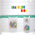 thumbnail image 5 of EIMELI 2 x Mesh Bath Toy Organizer + 36 Bath Letters & Numbers – Eco-Safe  Fun  Educational Foam Baby Bath Letters and Perfect Toy Storage Net for Baby Bath Toys & More, 5 of 5
