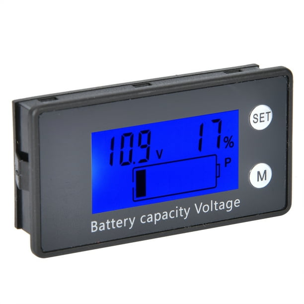 Voltímetro de batería, Voltímetro digital LCD Voltímetro medio Voltímetro digital Innovación moderna
