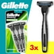 thumbnail image 1 of Gillette Maquinillas de Afeitar Desechables para Hombres Mach3 Sensitive, Paquete de 3, 1 of 8