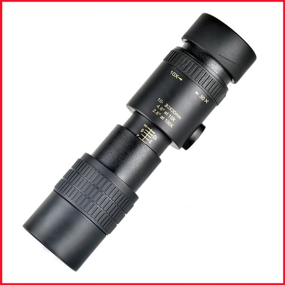 High Power 10-300x40 Monocular Telescope with Night Vision, Waterproof, and Tripod Connection for Outdoor Sports and Hunting