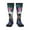 3 Black, variant on Colorful Haired White Horse Pattern Women’s Knee High Crew Socks,Trouser Socks Comfortable, Breathable, Moisture-Wicking and Soft