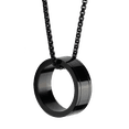 thumbnail image 2 of Collar Hombre LUCKMAN Modelo Henry Acero Inoxidable Baño Oro 18k Plata o Negro UNITALLA, 2 of 7