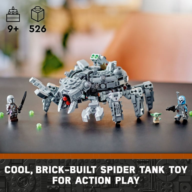 38-kT THE RICH classic100.101.102 ハウス3 LEGO Star Wars Spider Tank 75361, Mandalorian Season 3 Toy Set