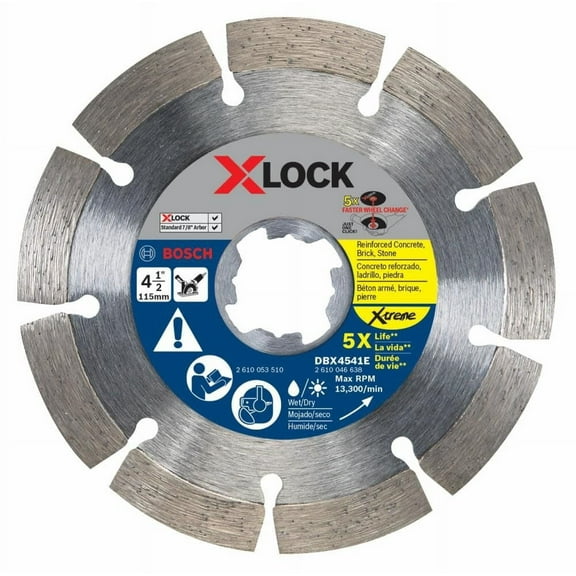Bosch Genuine 4-1/2" X-LOCK Xtreme Segmented Diamond Blade - DBX4541E