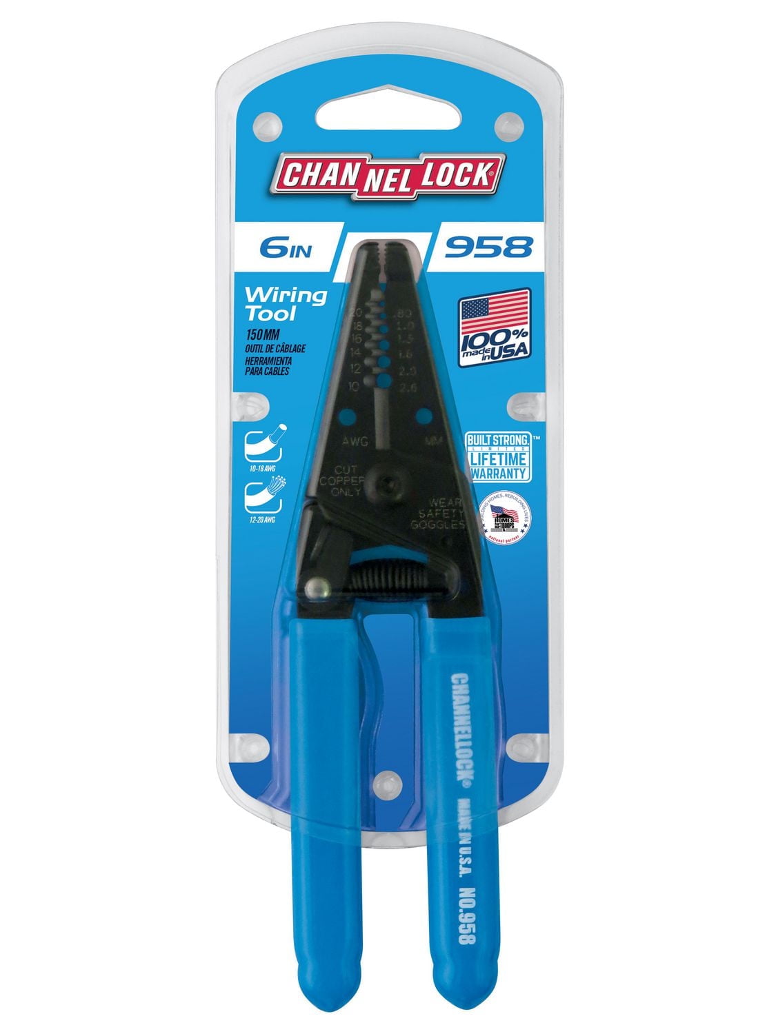 CHANNELLOCK Pince à dénuder 6"