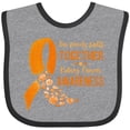 thumbnail image 3 of Inktastic Our Family Fights Together Kidney Cancer Awareness Boys or Girls Baby Bib, 3 of 4