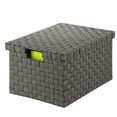 thumbnail image 1 of Honey-Can-Do Honey Can Do Large Woven File Box Salt&Pepper, 1 of 3