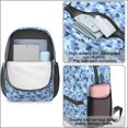 thumbnail image 3 of 17 Inch Lightweight Backpack,PVC Waterproof Oxford Fabric, Ergonomically Designed, with Large Capacity, Camouflage Print, 3 of 5