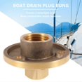thumbnail image 3 of Brass Drain Plug Bronze Garboard Marine Boat Yacht Screw Drain, 3 of 5