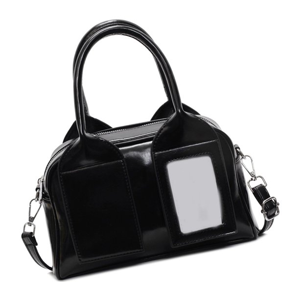 Eye Catching Casual Crossbody Bag PU Shoulder Bags Adjustable Shoulder Strap Compact Satchel For Essential Organization