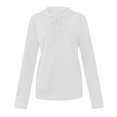 thumbnail image 5 of Manteau à Capuche Décontracté à Manches Longues avec Fermeture Éclair et Cordon de Serrage pour Femmes, 5 of 5