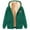 Blackish Green, variant on Women's Full Zip Fleece Lined Thickened Warm Hooded Sweatshirt, All Seasons Casual Jacket with Front Pockets for Daily Wear, Outdoor Activities and Winter Comfort Blackish Green L