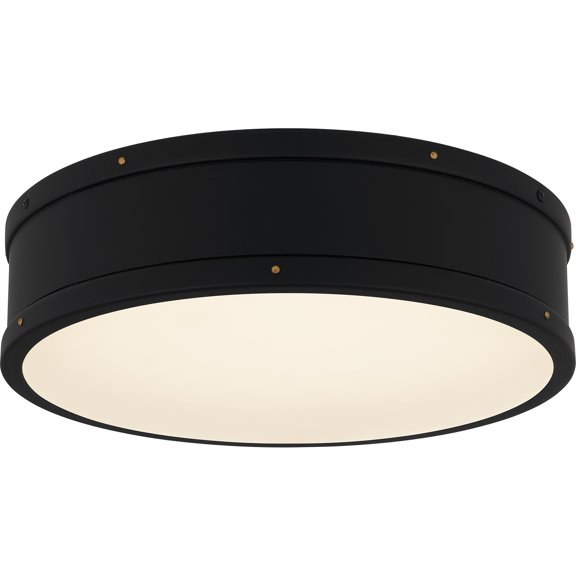 Ahoy Integrated LED Matte Black Flush Mount