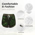 thumbnail image 4 of Balery Framed Greenery Wall Art Pattern Women's Running Shorts with Liner 2 Pockets Elastic Workout Athletic Gym Yoga Shorts-Small, 4 of 7