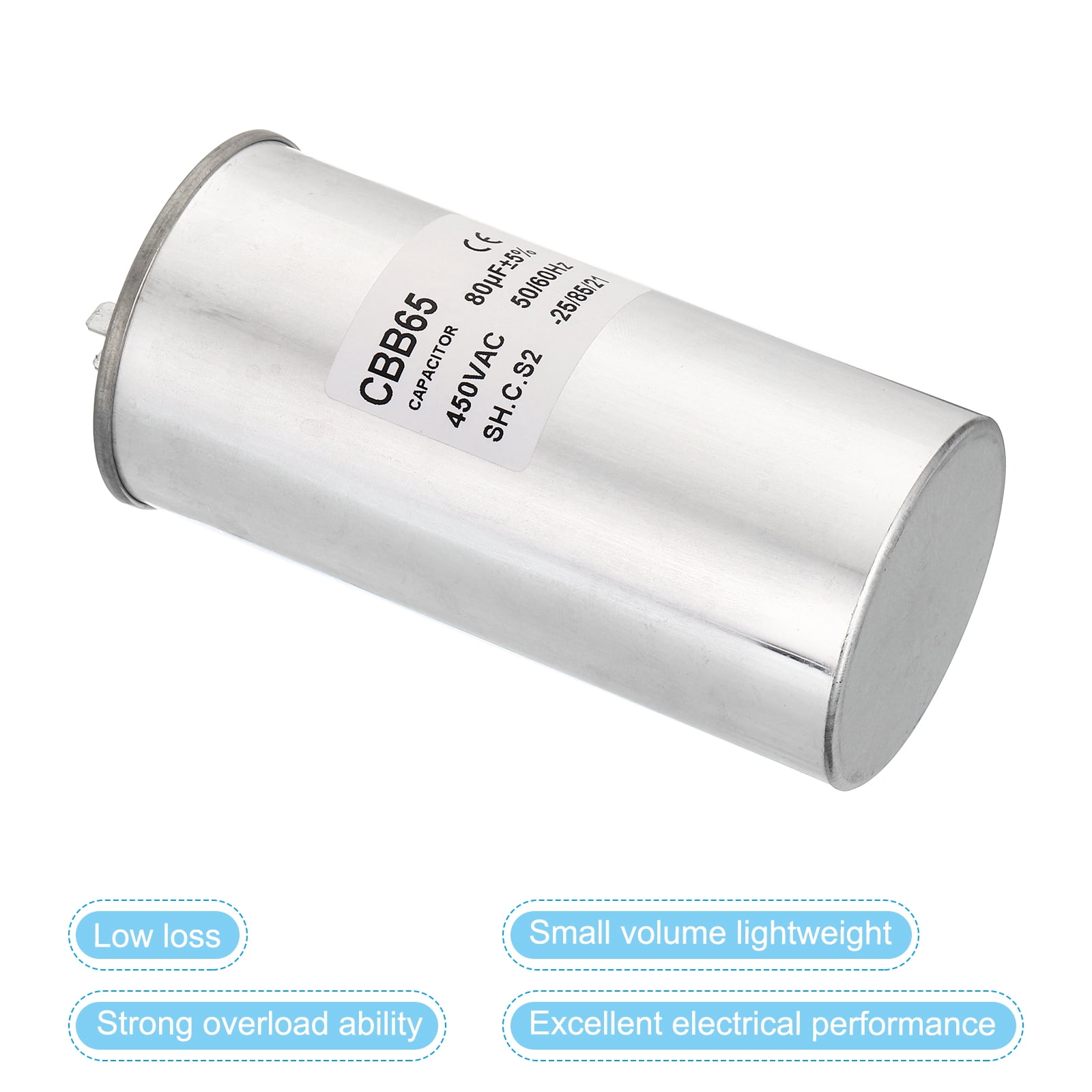 CBB60B-450F456-M8 45 uF 450 VAC Capacitor - Capacitor Industries