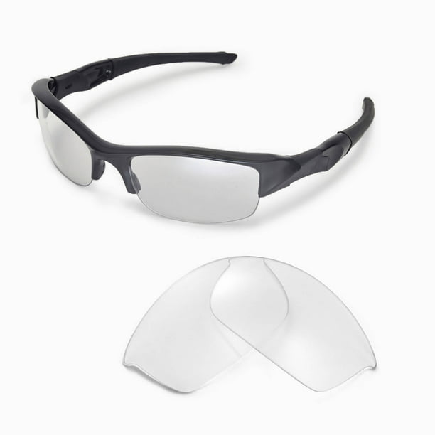 artilleri Forkludret økse Walleva Clear Replacement Lenses for Oakley Flak Jacket Sunglasses -  Walmart.com