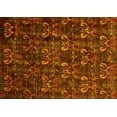 thumbnail image 1 of Ahgly Company Machine Washable Indoor Rectangle Abstract Yellow Modern Area Rugs, 4' x 6', 1 of 4