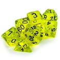thumbnail image 2 of Brybelly Holdings GDIC-1135 7 Die Polyhedral Dice Set in Velvet Pouch, Boiled Bile, 2 of 6