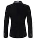 thumbnail image 3 of Men's Velvet Blazer Slim Fit Solid Tuxedo Jacket Business Casual Blazer, 3 of 5