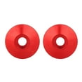 thumbnail image 4 of Universal CNC Aluminum Alloy Motorcycle Handlebar Handle Bar End Caps Accessories Pair Red 3.94 in / 10 cm, 4 of 9