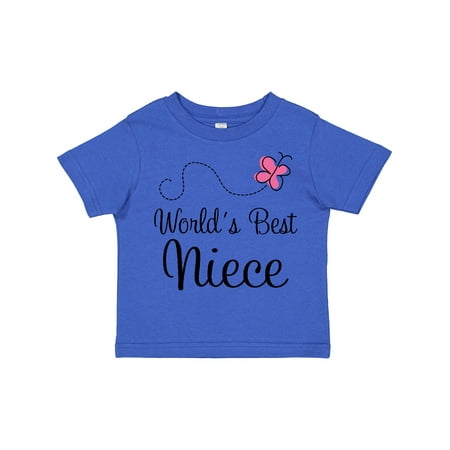 

Inktastic Worlds Best Niece Gift Toddler Toddler Girl T-Shirt