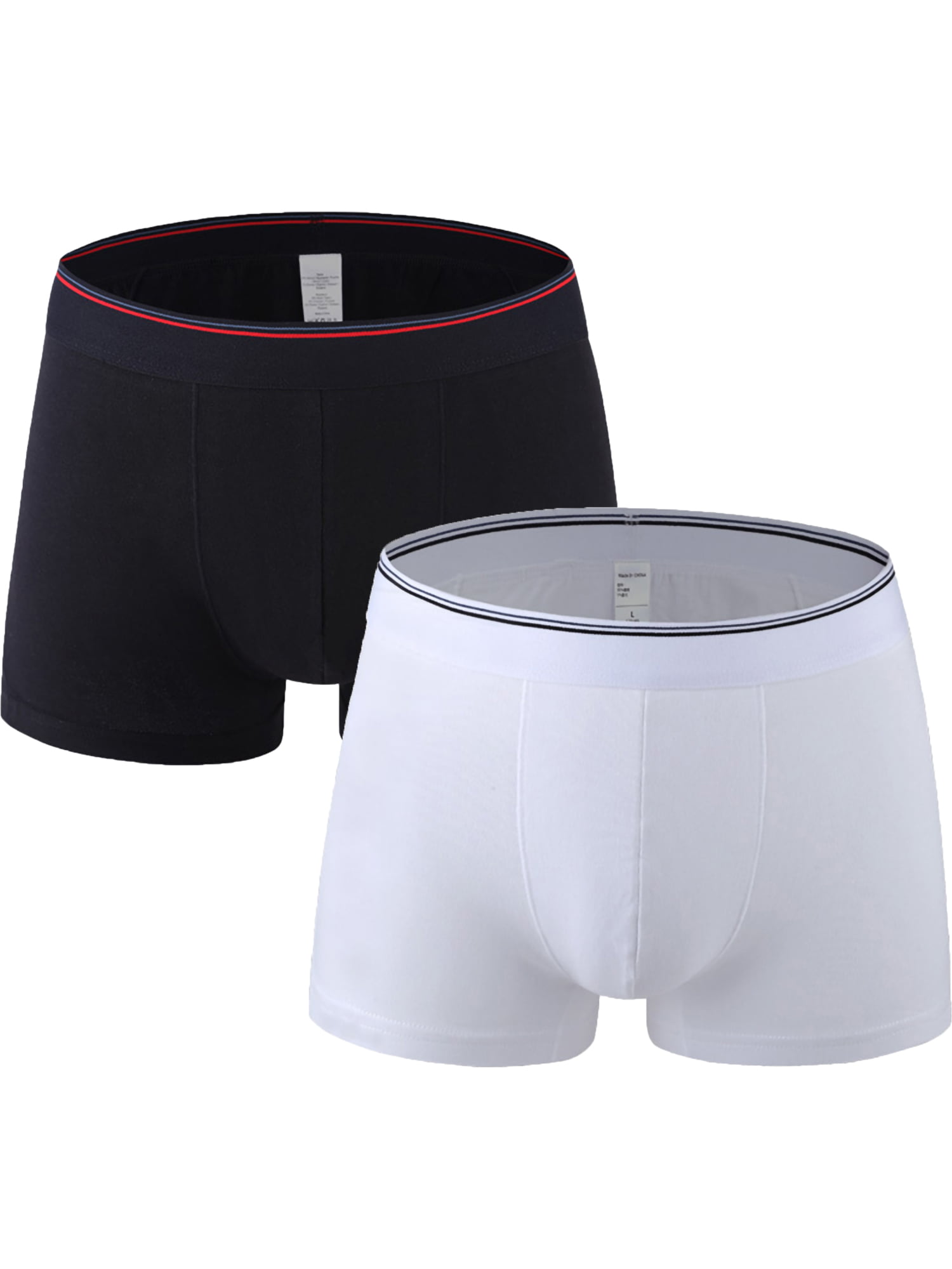 Avamo Mens Plus Size Underwear Cotton Boxer Briefs Trunks Big and Tall ...