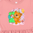 thumbnail image 4 of Inktastic 2nd Birthday Teddy Bear Girls Toddler Dress, 4 of 5