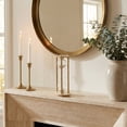 thumbnail image 3 of Decorative Hourglass Timepiece for Home and Bathroom Decor - Resin Frame Glass Sand Timer for Office, Living Room, or Shelf - Display Accent for Coffee Table Centerpiece - 10", Ivory & Tan, 3 of 12
