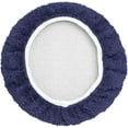 thumbnail image 3 of iDesign InterDesign Microfiber Polyester Navy Spa Toilet Lid Cover Toliet, 3 of 4