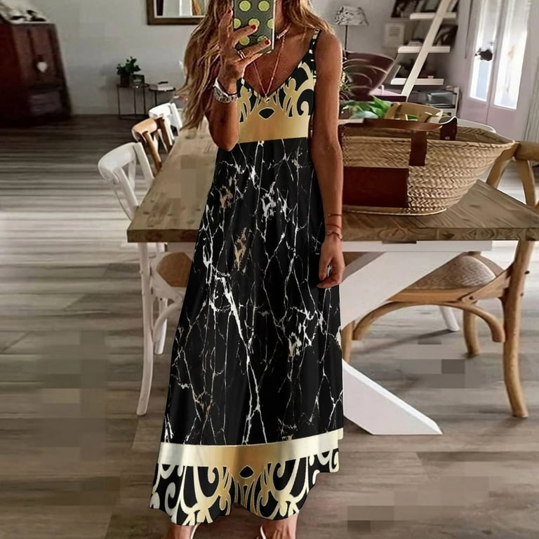 slim fit dress slacks QUEEN OF EVERYTHING MIRRORED MAXI DRESS IN GOLD – AKIRA main image 1